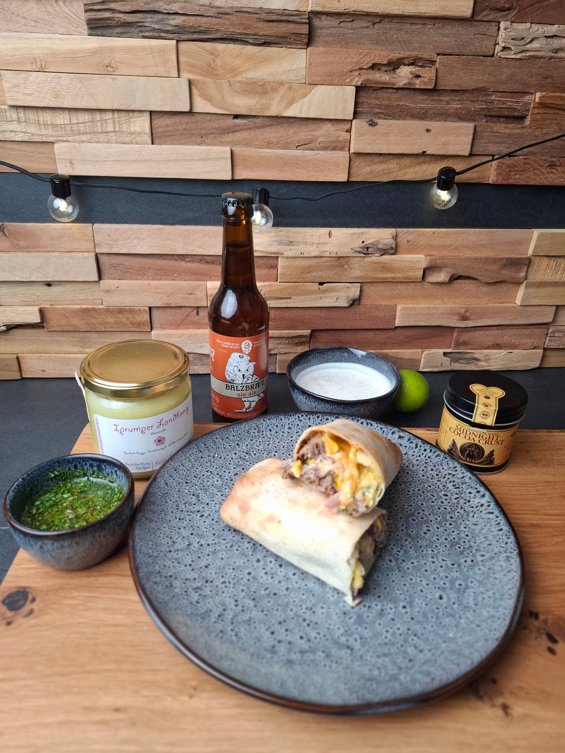 Midnight Pulled Beef Overload Burrito