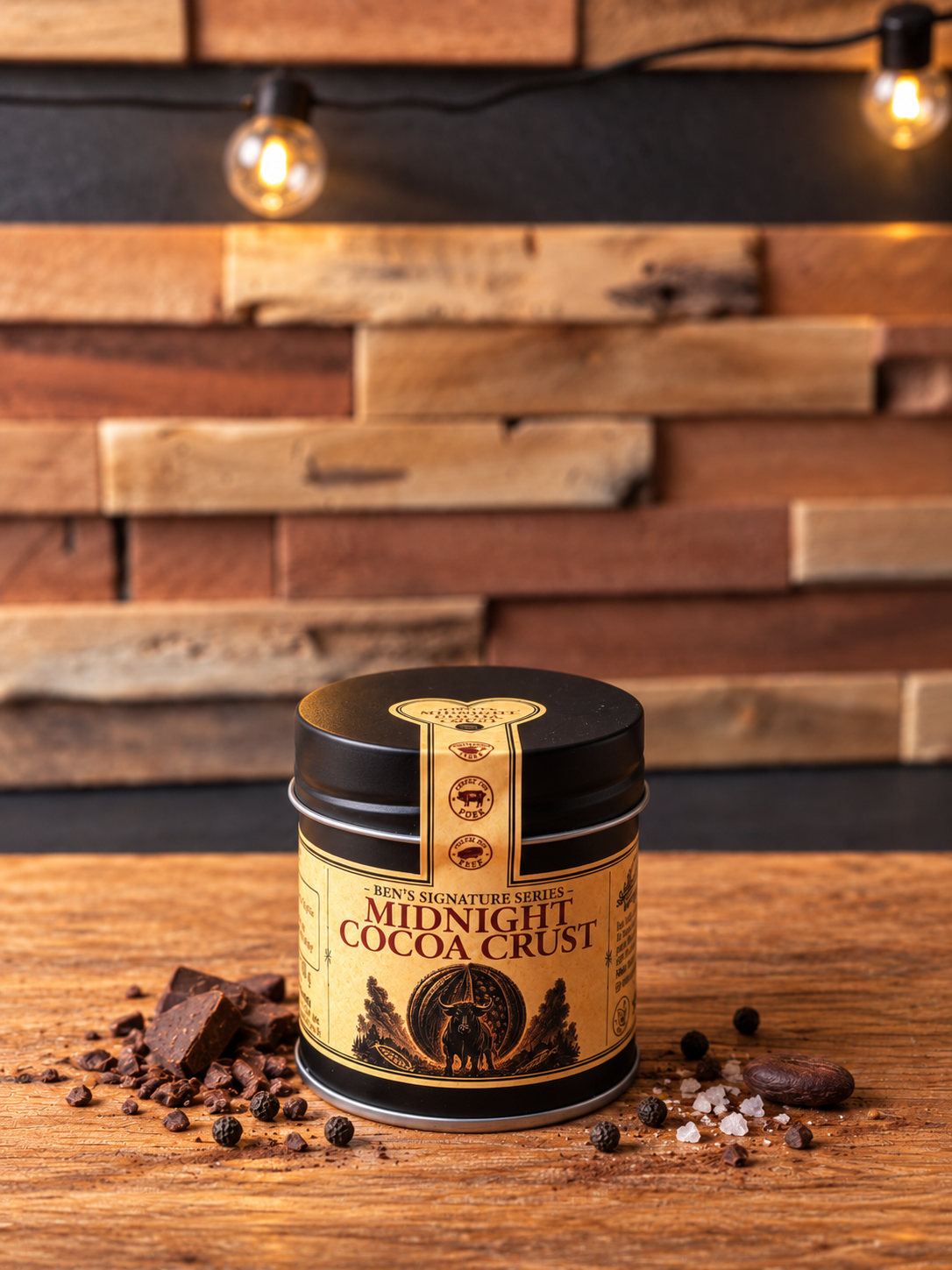 Midnight Cocoa Crust – BBQ Rub für das frei zusammenstellbare Trio